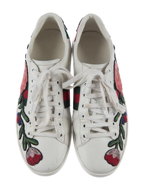 gucci ace embroided|gucci ace sneakers women.